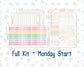 Kit 0260 - Laurel Denise The Scout Planner Large - Weekly Kit - April - Pastel Egg Hunt