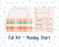 Kit 0271 - Laurel Denise The Scout Planner Large - Weekly Kit - June - Strawberry Shore