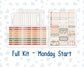 Kit 0298 - Laurel Denise The Scout Planner Large - Weekly Kit - October - Velvet Bloom