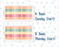 Kit 0271 - Laurel Denise The Scout Planner Large - Weekly Kit - June - Strawberry Shore