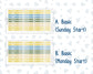 Kit 0274 - Laurel Denise The Scout Planner Large - Weekly Kit - July - Sunny Lemon Shore