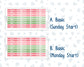 Kit 0276 - Laurel Denise The Scout Planner Large - Weekly Kit - July - Melon Crush