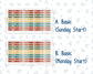 Kit 0302 - Laurel Denise The Scout Planner Large - Weekly Kit - November - Thankful Season
