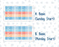 Kit 0268 - Laurel Denise The Scout Planner Large - Weekly Kit - June - Sea Sweeties