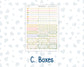 Kit 0280 - Laurel Denise The Scout Planner Large - Weekly Kit - Half Past Six In August