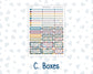 Kit 0304 - Laurel Denise The Scout Planner Large - Weekly Kit - November - Autumn In Bloom