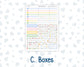 Kit 0279 - Laurel Denise The Scout Planner Large - Weekly Kit - August - Not Ready For School