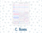 Kit 0252 - Laurel Denise The Scout Planner Large - Weekly Kit - February - Tokyo Candy Cloud