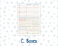Kit 0261 - Laurel Denise The Scout Planner Large - Weekly Kit - April - Llama Spring