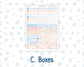 Kit 0305 - Laurel Denise The Scout Planner Large - Weekly Kit - December - Sugarplum Parade