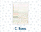 Kit 0295 - Laurel Denise The Scout Planner Large - Weekly Kit - September - Apple Harvest
