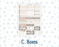 Kit 0303 - Laurel Denise The Scout Planner Large - Weekly Kit - November - Into The Woods