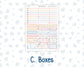 Kit 0270 - Laurel Denise The Scout Planner Large - Weekly Kit - June - Beachside Bliss