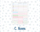 Kit 0262 - Laurel Denise The Scout Planner Large - Weekly Kit - April - Spring Puffs
