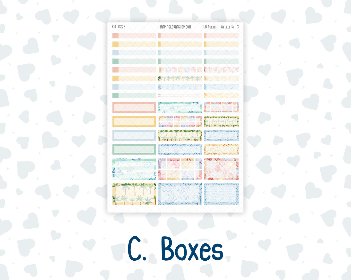 Kit 0222 - Laurel Denise Portrait - Weekly Kit - June - Beach Day