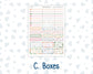 Kit 0259 - Laurel Denise The Scout Planner Large - Weekly Kit - March - Spring Garden Chores