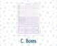 Kit 0263 - Laurel Denise The Scout Planner Large - Weekly Kit - April - Lavender Drift
