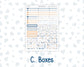 Kit 0299 - Laurel Denise The Scout Planner Large - Weekly Kit - October - Book Nook