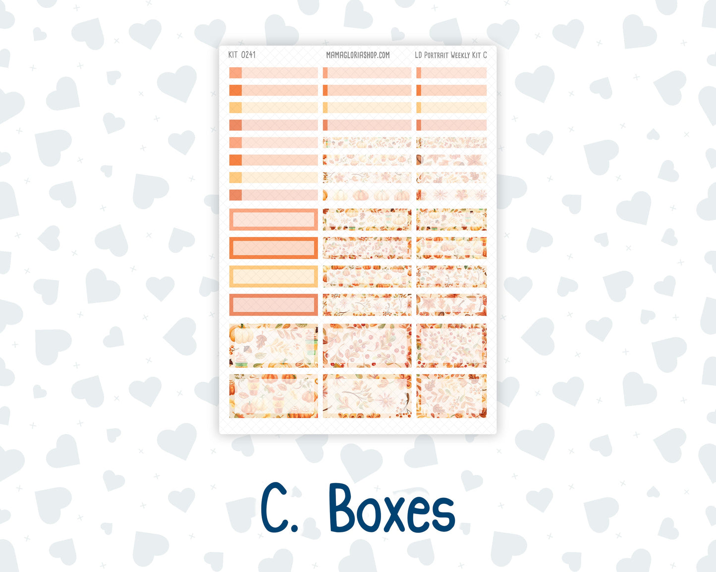 Kit 0241 - Laurel Denise Portrait - Weekly Kit - November - Pumpkin Latte