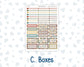 Kit 0302 - Laurel Denise The Scout Planner Large - Weekly Kit - November - Thankful Season