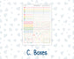 Kit 0260 - Laurel Denise The Scout Planner Large - Weekly Kit - April - Pastel Egg Hunt