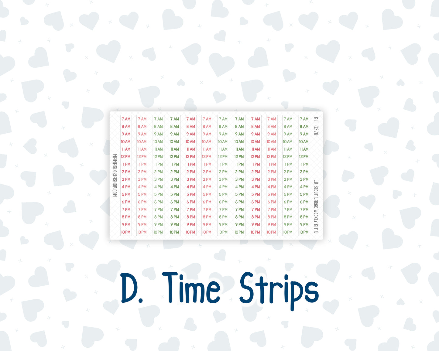 Kit 0276 - Laurel Denise The Scout Planner Large - Weekly Kit - July - Melon Crush