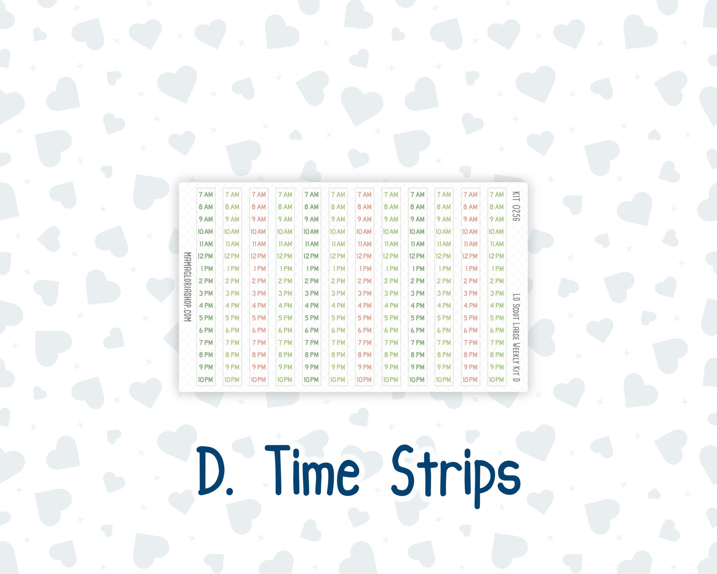 Kit 0256 - Laurel Denise The Scout Planner Large - Weekly Kit - March - Froggy Luck