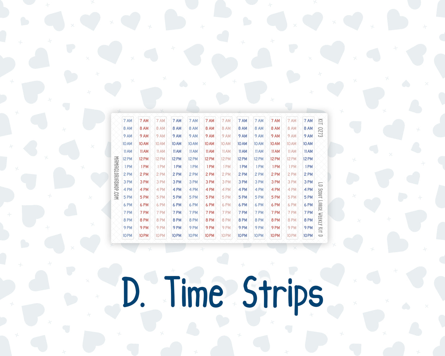 Kit 0273 - Laurel Denise The Scout Planner Large - Weekly Kit - July - Americana In Bloom