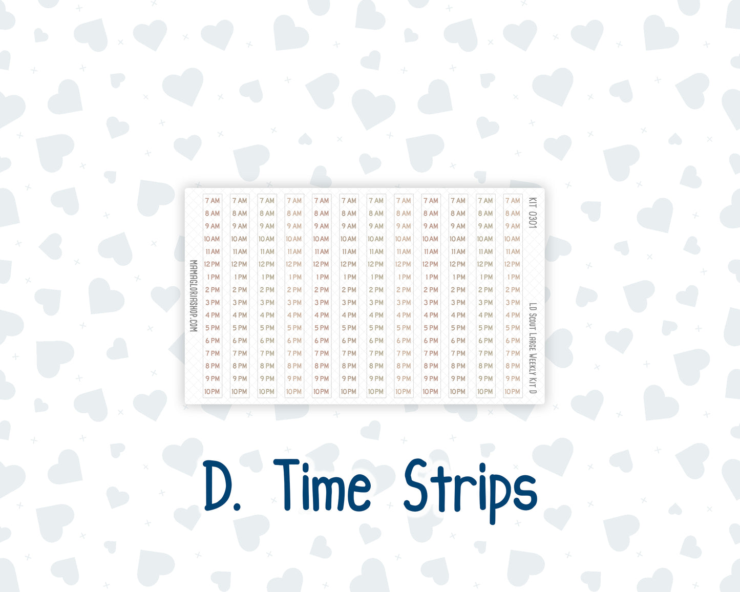 Kit 0301 - Laurel Denise The Scout Planner Large - Weekly Kit - November - Sunday Comfort