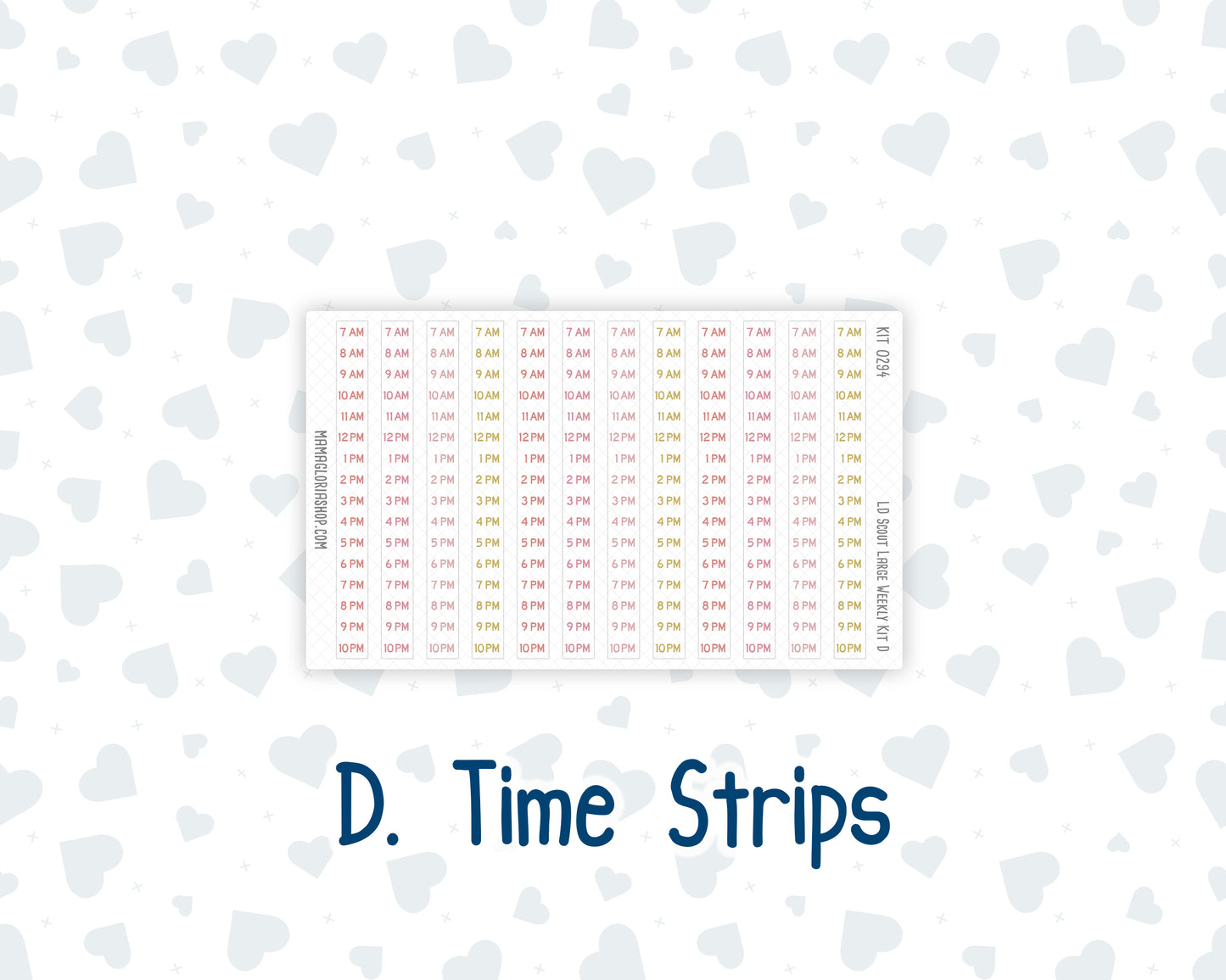 Kit 0294 - Laurel Denise The Scout Planner Large - Weekly Kit - September - Rosy Reveria