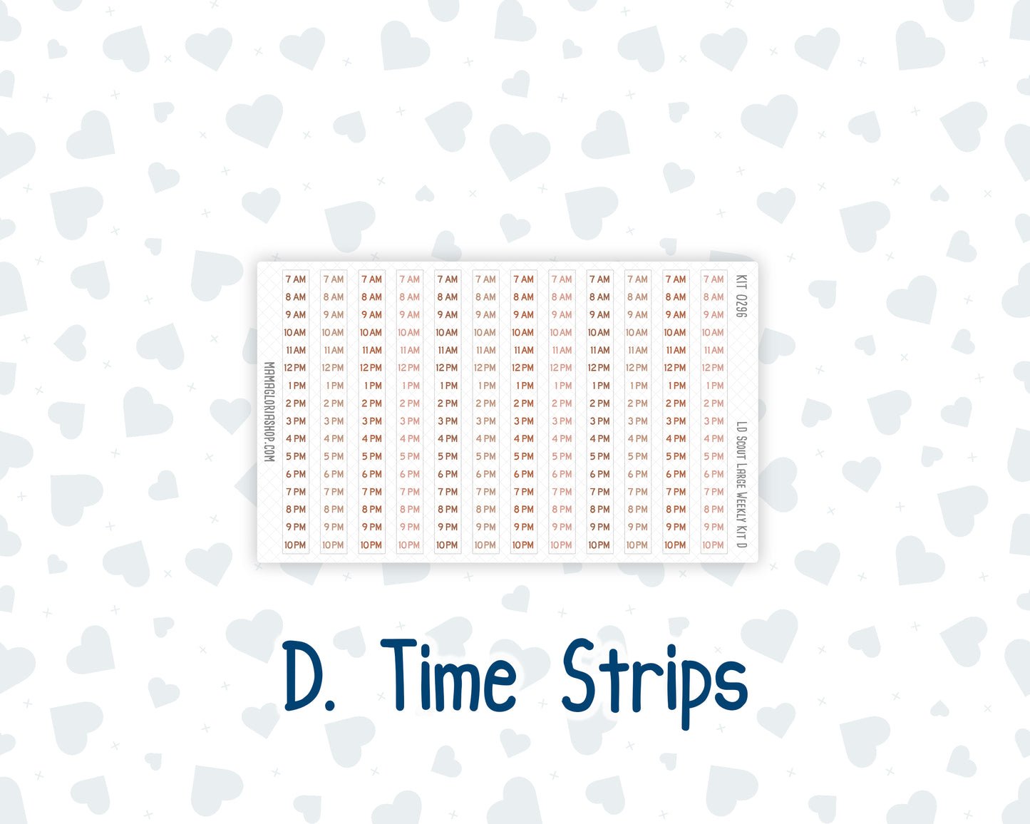 Kit 0296 - Laurel Denise The Scout Planner Large - Weekly Kit - September - Coffee Break