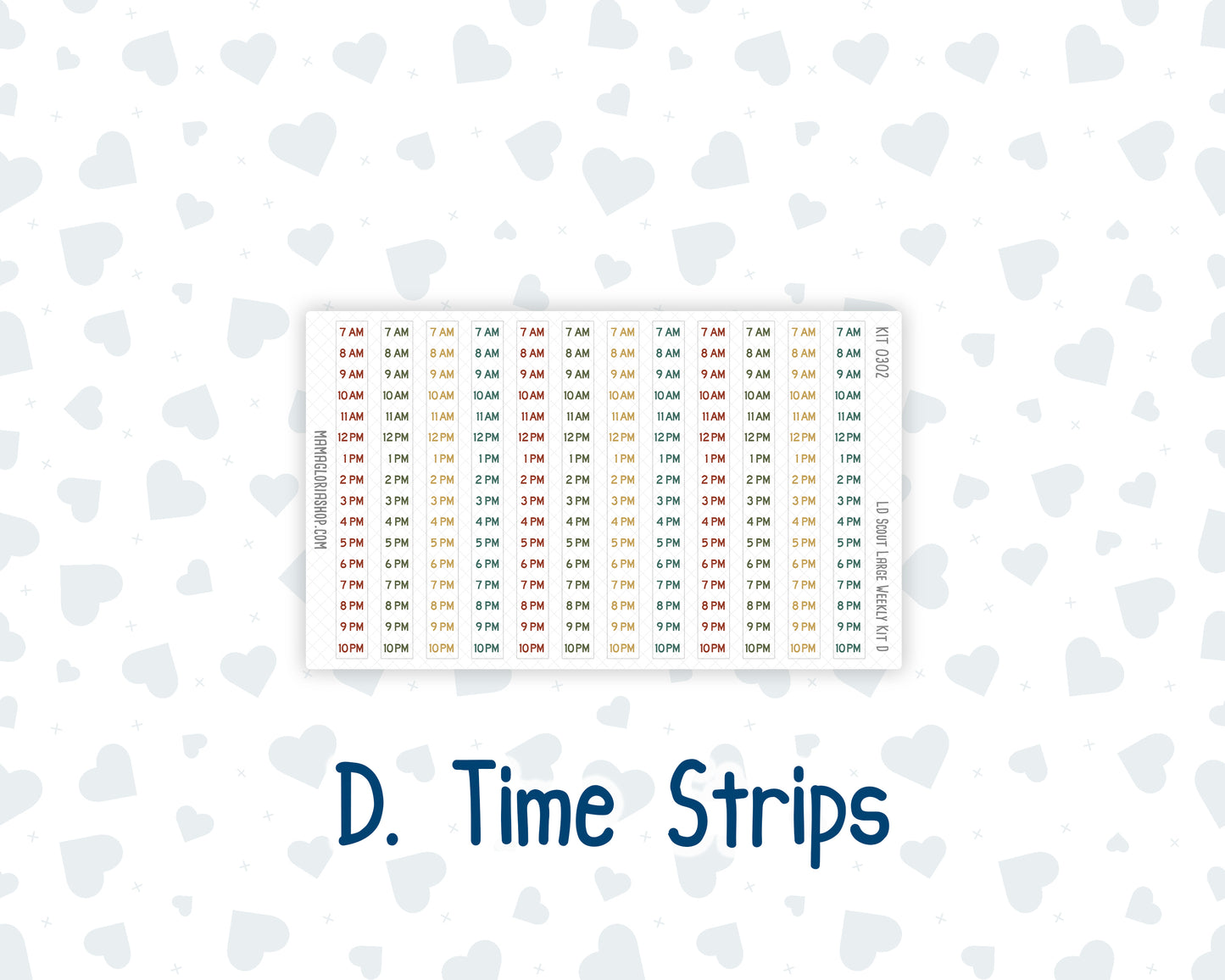 Kit 0302 - Laurel Denise The Scout Planner Large - Weekly Kit - November - Thankful Season