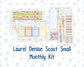 Kit 0269 - Laurel Denise The Scout Planner Small - Monthly Kit - June - Dolce Mare