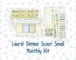 Kit 0274 - Laurel Denise The Scout Planner Small - Monthly Kit - July - Sunny Lemon Shore
