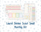 Kit 0260 - Laurel Denise The Scout Planner Small - Monthly Kit - April - Pastel Egg Hunt