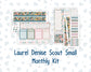 Kit 0275 - Laurel Denise The Scout Planner Small - Monthly Kit - July - Tropical Safari Blush