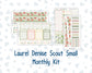Kit 0295 - Laurel Denise The Scout Planner Small - Monthly Kit - September - Apple Harvest