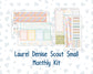 Kit 0222 - Laurel Denise The Scout Planner Small - Monthly Kit - June - Beach Day