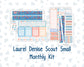 Kit 0268 - Laurel Denise The Scout Planner Small - Monthly Kit - June - Sea Sweeties