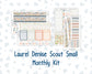 Kit 0300 - Laurel Denise The Scout Planner Small - Monthly Kit - October - Autumn Stroll