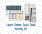 Kit 0304 - Laurel Denise The Scout Planner Small - Monthly Kit - November - Autumn In Bloom