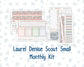 Kit 0266 - Laurel Denise The Scout Planner Small - Monthly Kit - May - Froggy Lake Picnic