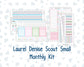 Kit 0262 - Laurel Denise The Scout Planner Small - Monthly Kit - April - Spring Puffs