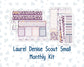 Kit 0236 - Laurel Denise The Scout Planner Small - Monthly Kit - October - Sweet & Spooky