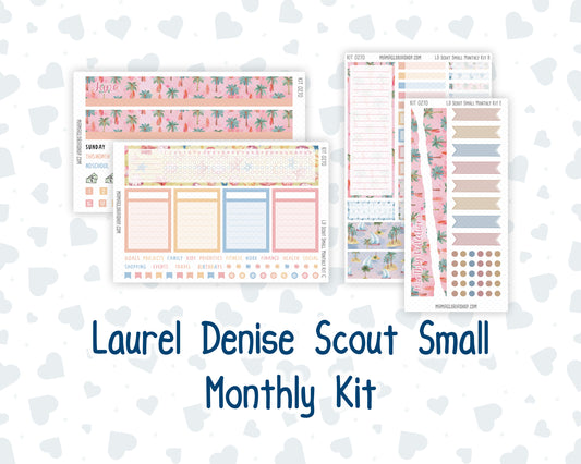 Kit 0270 - Laurel Denise The Scout Planner Small - Monthly Kit - June - Beachside Bliss