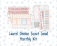 Kit 0270 - Laurel Denise The Scout Planner Small - Monthly Kit - June - Beachside Bliss