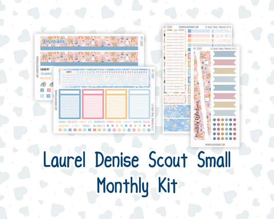 Kit 0305 - Laurel Denise The Scout Planner Small - Monthly Kit - December - Sugarplum Parade