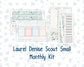 Kit 0251 - Laurel Denise The Scout Planner Small - Monthly Kit - January - Pine & Paws