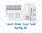 Kit 0258 - Laurel Denise The Scout Planner Small - Monthly Kit - March - Plant Therapy