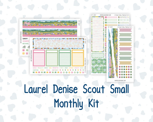 Kit 0267 - Laurel Denise The Scout Planner Small - Monthly Kit - May - Flowers For Mama